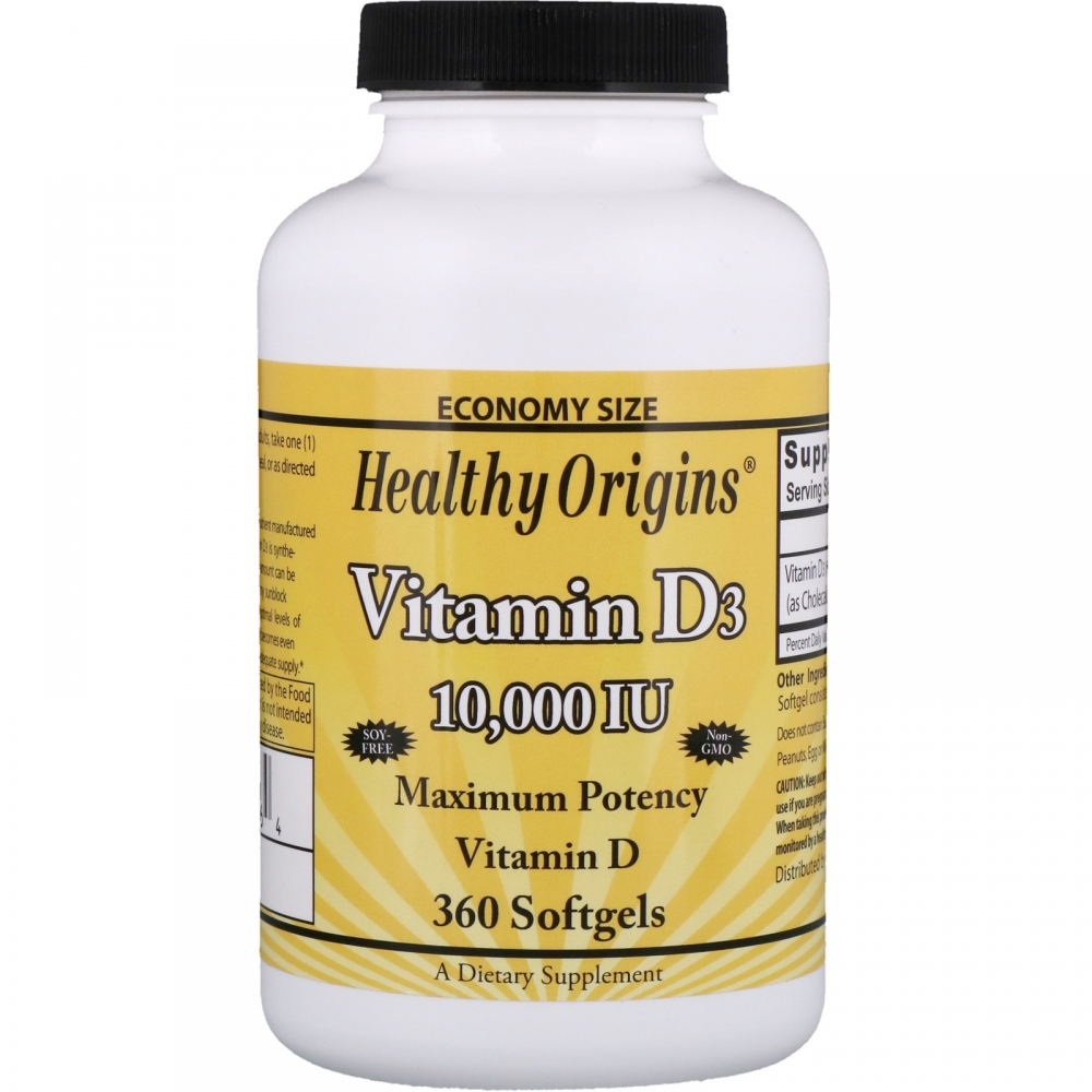 Vitamin D3 Softgels - The Sunshine Vitamin